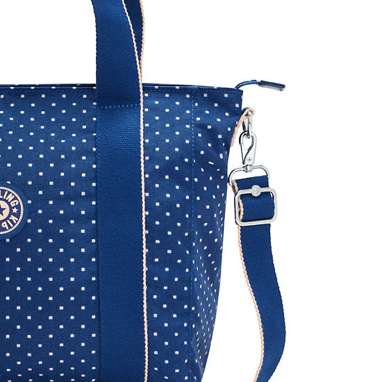 Kipling Asseni Small Printed Tote Tassen Blauw | België 1748KO